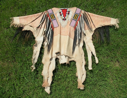 Native American Beaded War Shirt Powwow Regalia PWS828