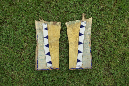 Native American Leather Beaded Chaps