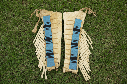 Native Chaps Native American Beaded Chaps – Handmade Tribal Leather – PowwowRegaliaStore
