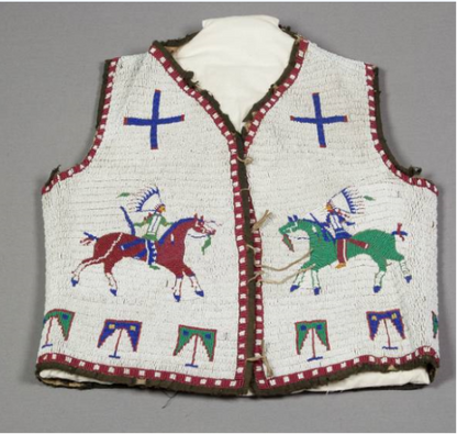 native American beaded vest