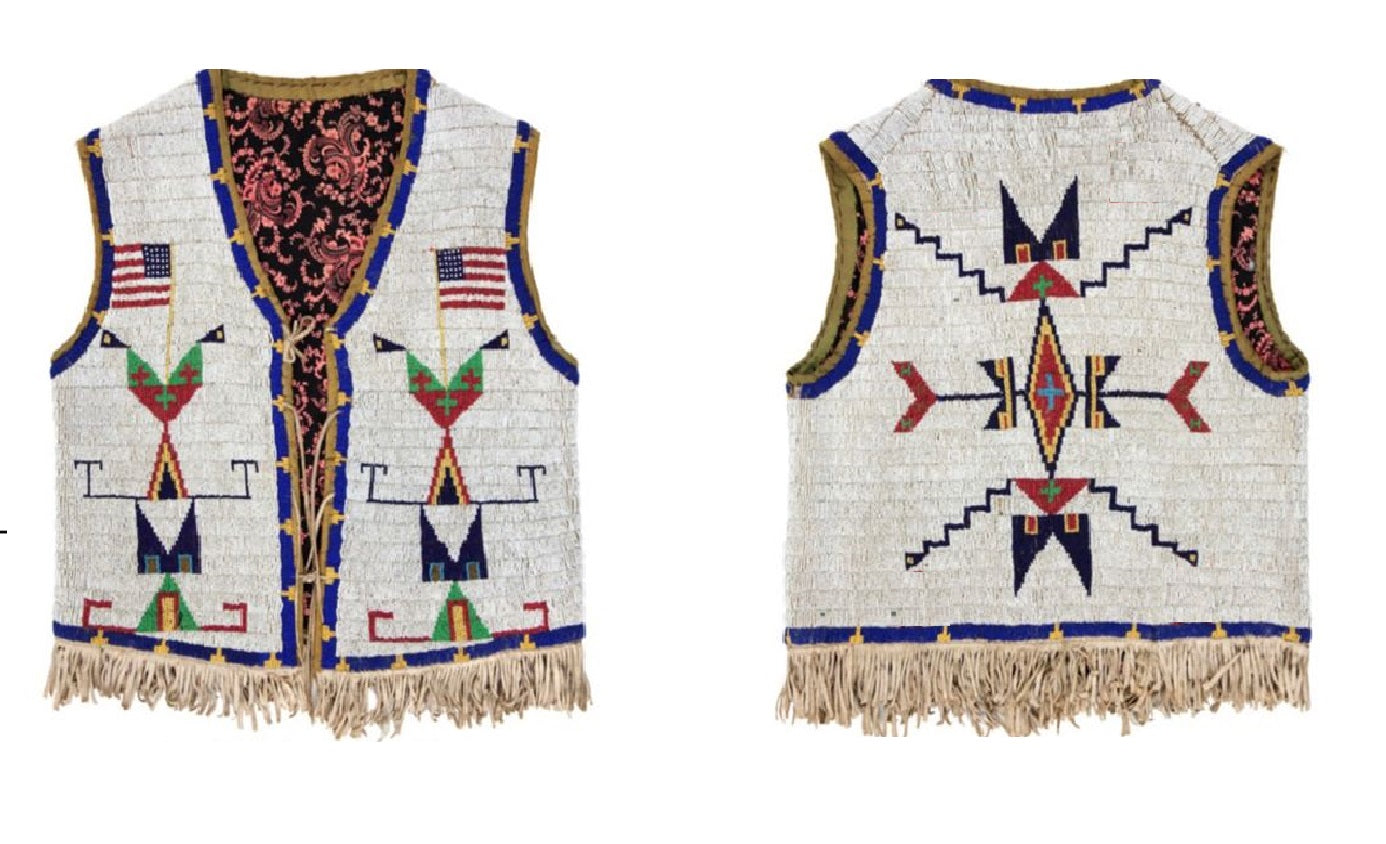 native American beaded vest