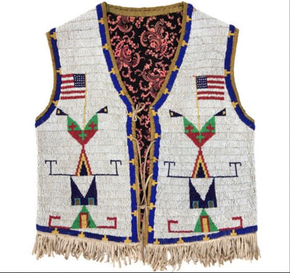 native American beaded vest