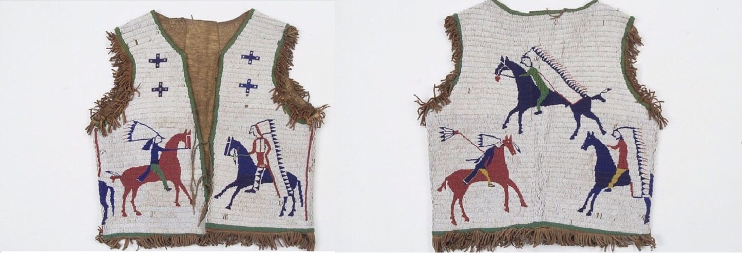 native American beaded vest