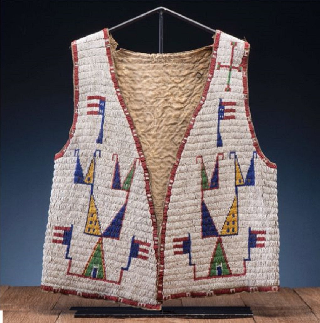 native American beaded vest
