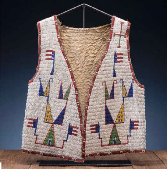 native American beaded vest