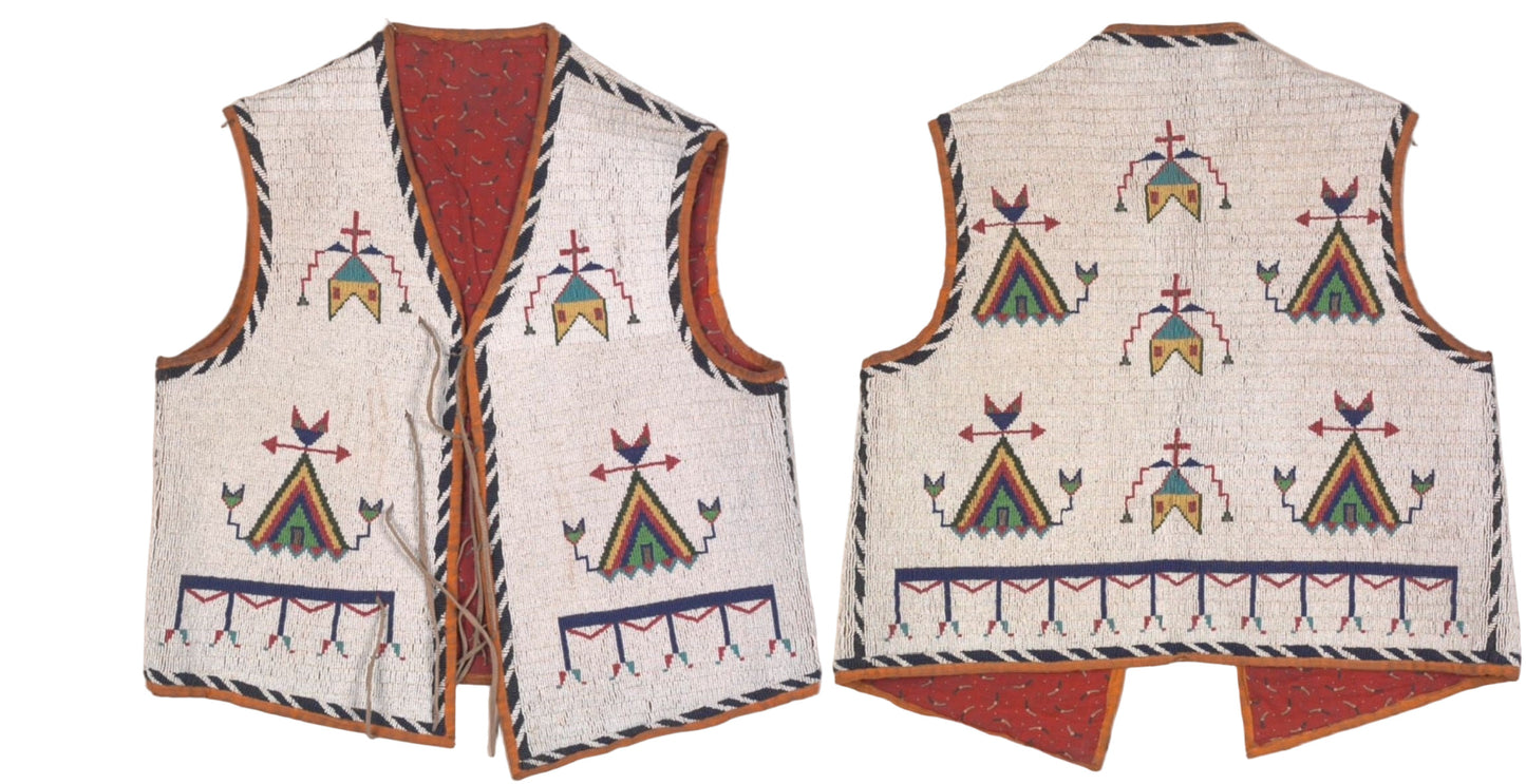 native American beaded vest