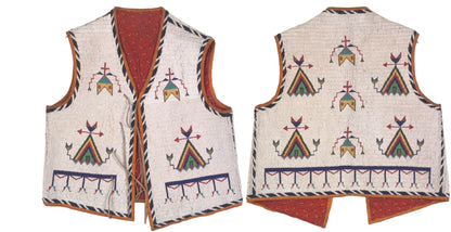 native American beaded vest