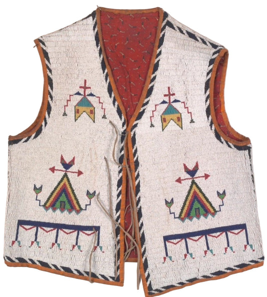 native American beaded vest