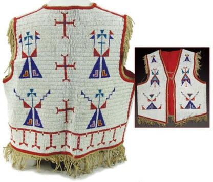 native American beaded vest