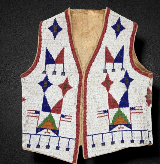 native American beaded vest