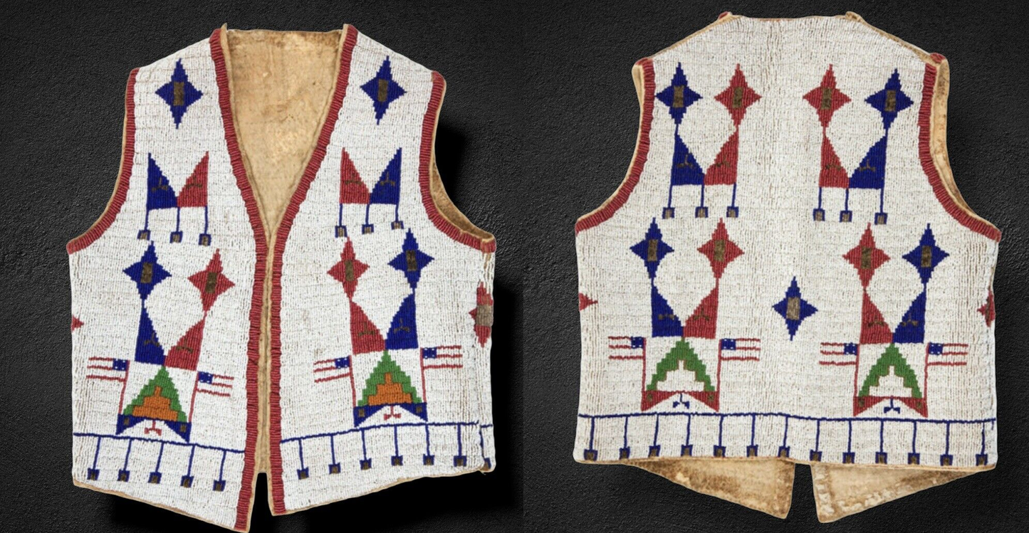 native American beaded vest