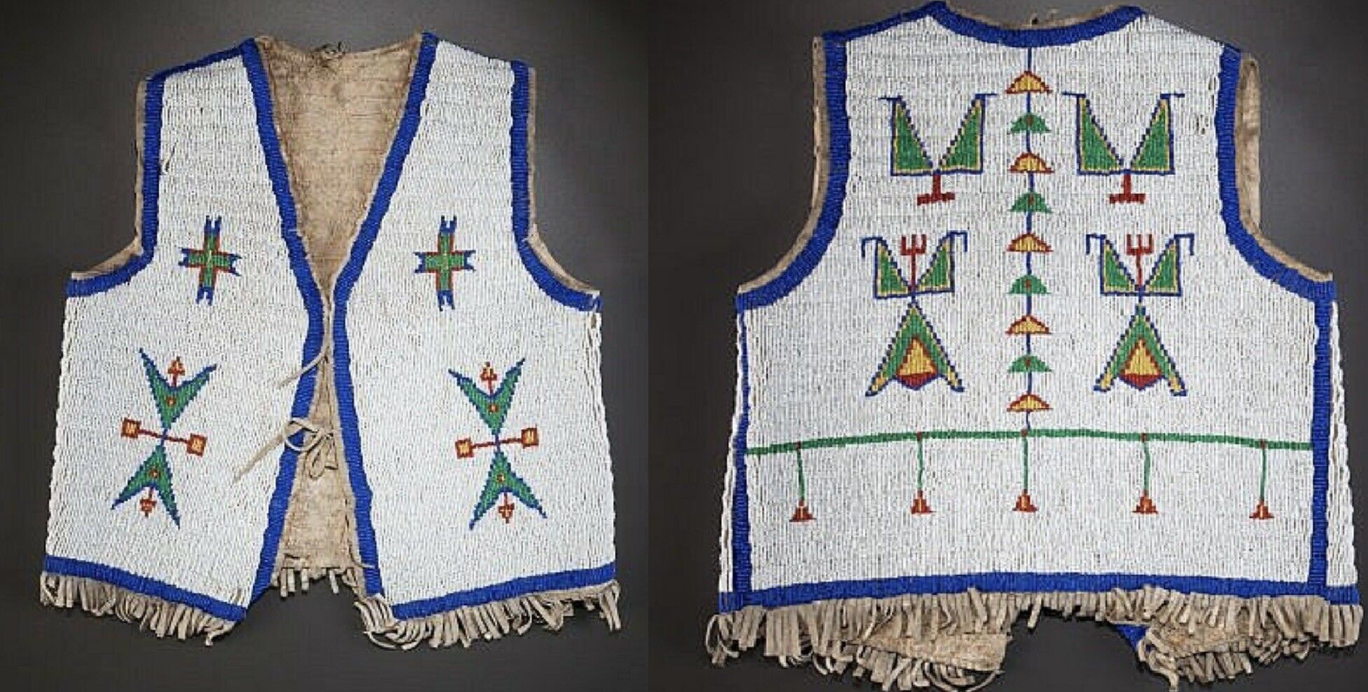 native American beaded vest
