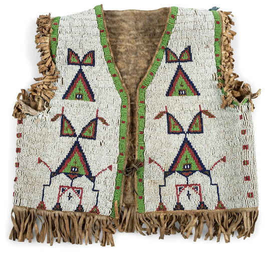 native American beaded vest