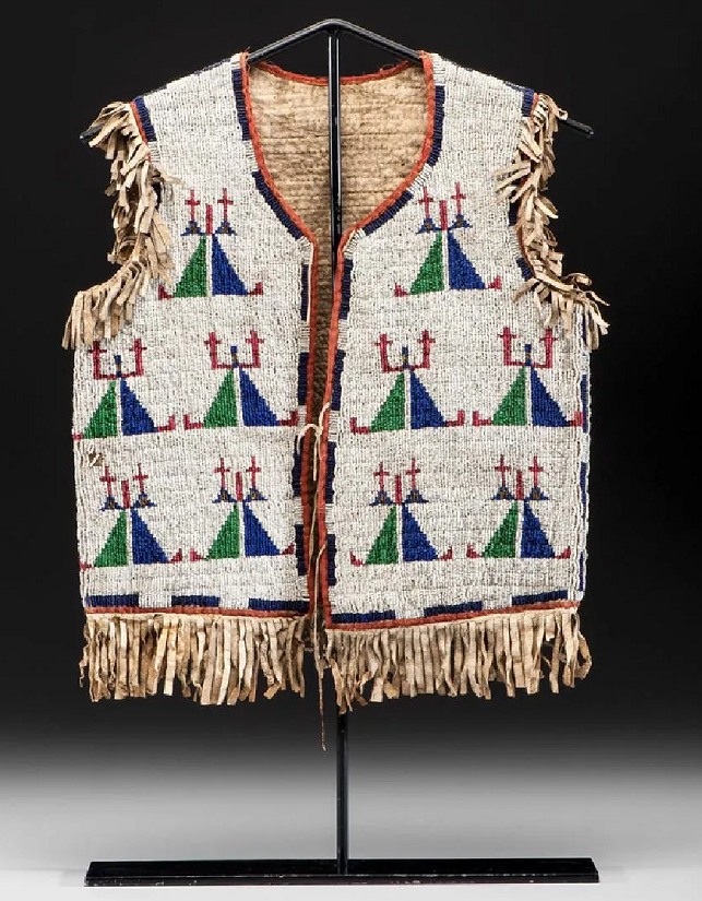 native American beaded vest