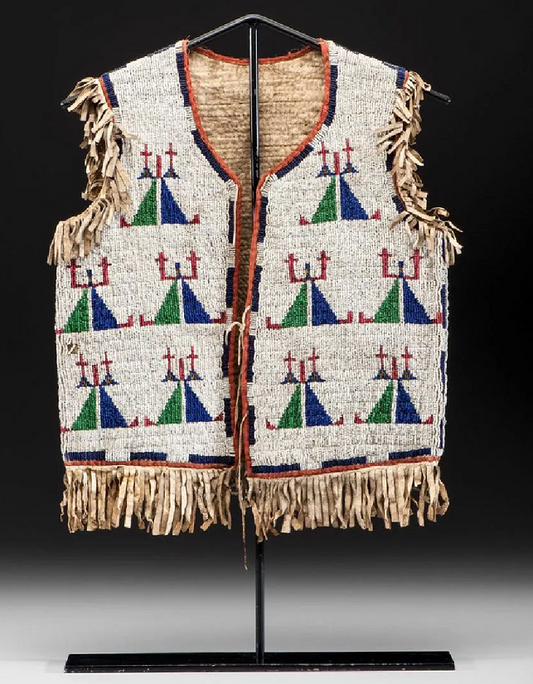 native American beaded vest