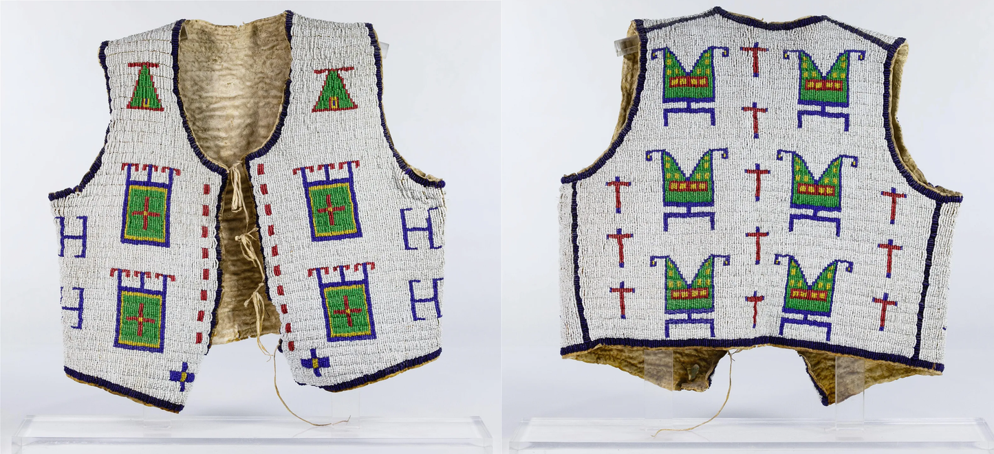 native American beaded vest