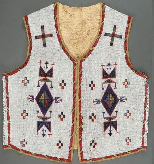 native American beaded vest
