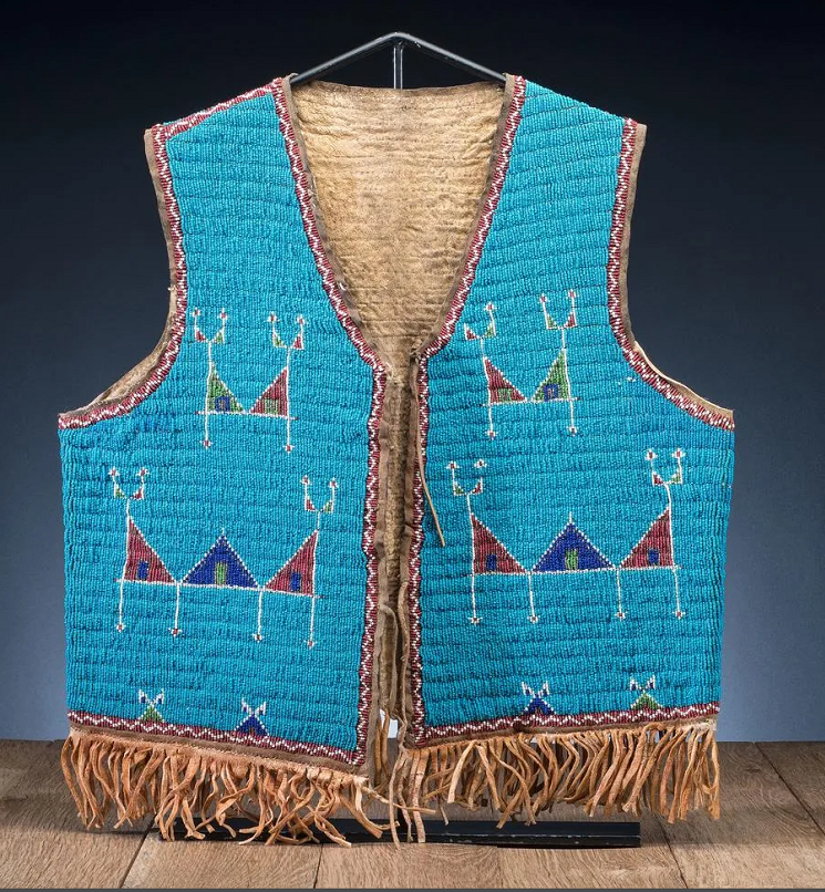 native American beaded vest