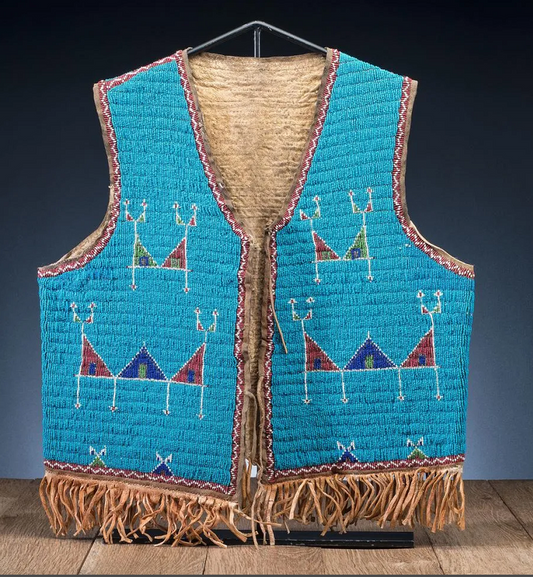 native American beaded vest