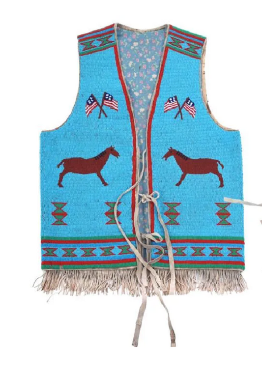native American beaded vest