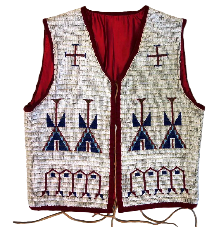 native American beaded vest