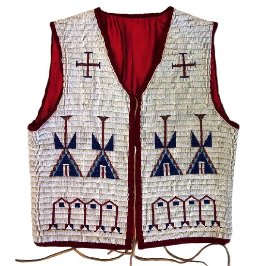 native American beaded vest
