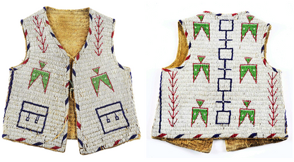 Native American Powwow Beaded Vest for Men NPV134