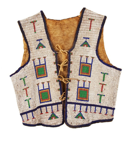 native American beaded vest