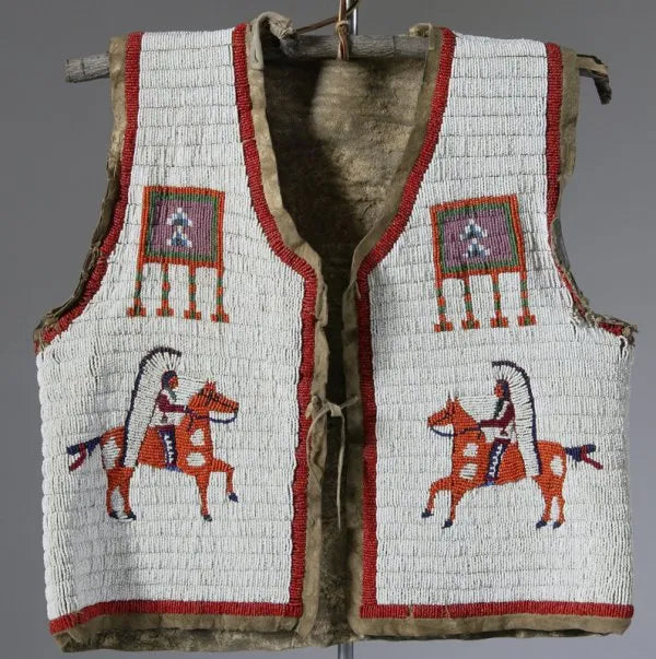 native American beaded vest