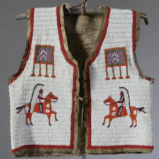 native American beaded vest