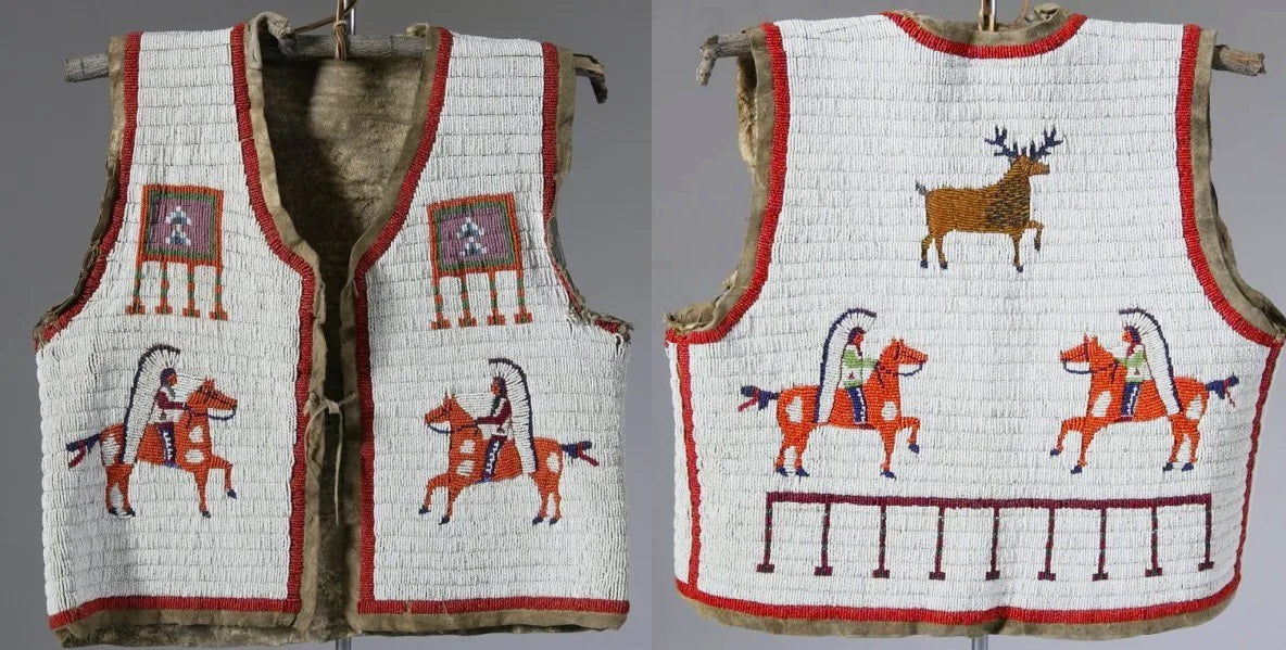 native American beaded vest