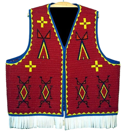 native American beaded vest