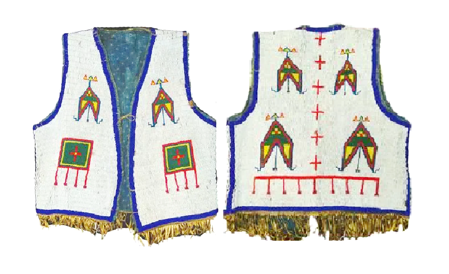 native American beaded vest
