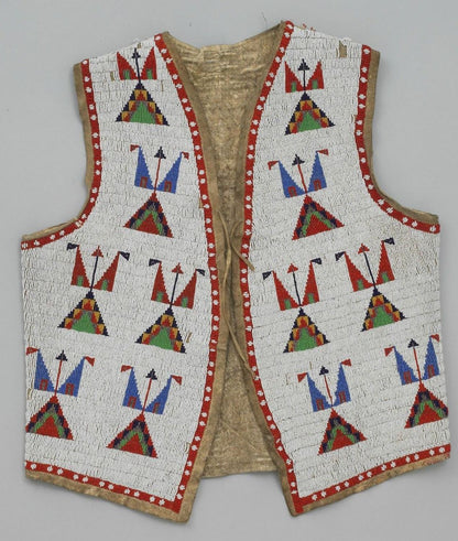 native American beaded vest