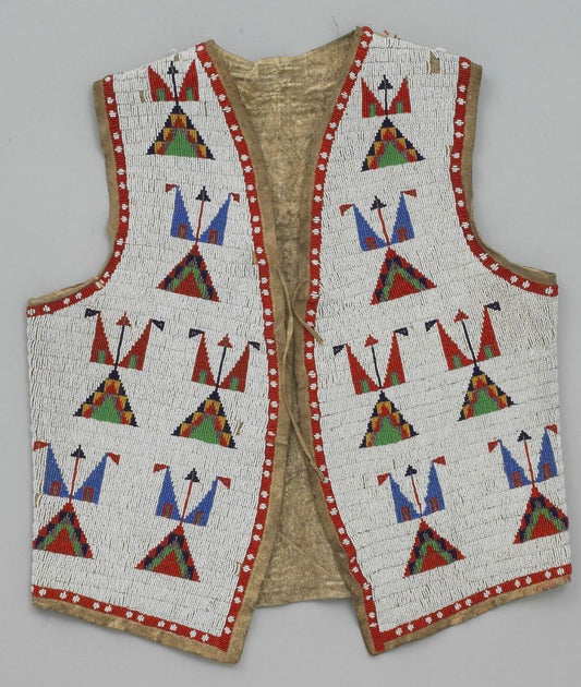native American beaded vest
