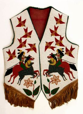 native American beaded vest