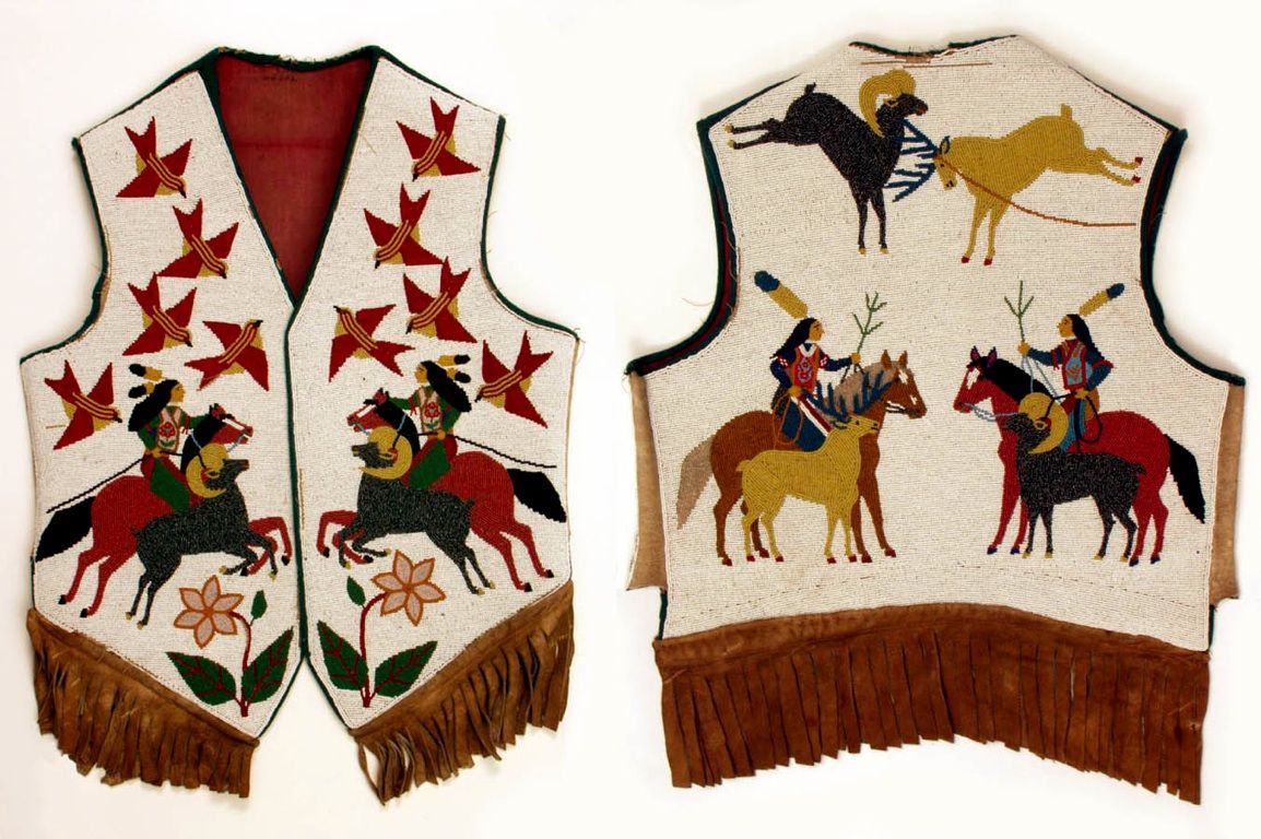 native American beaded vest