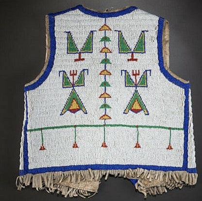 native American beaded vest