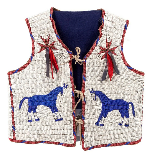 native American beaded vest