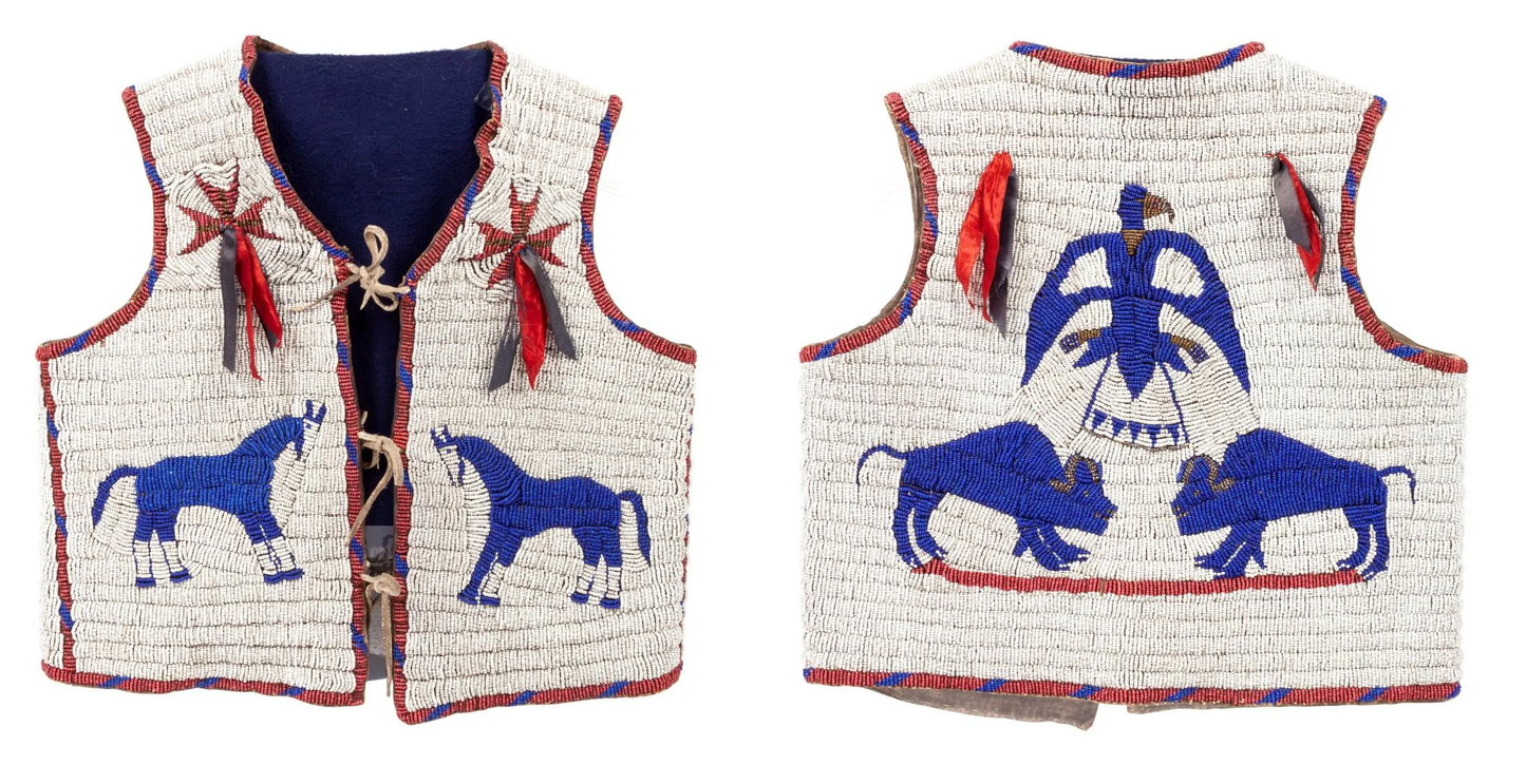 native American beaded vest