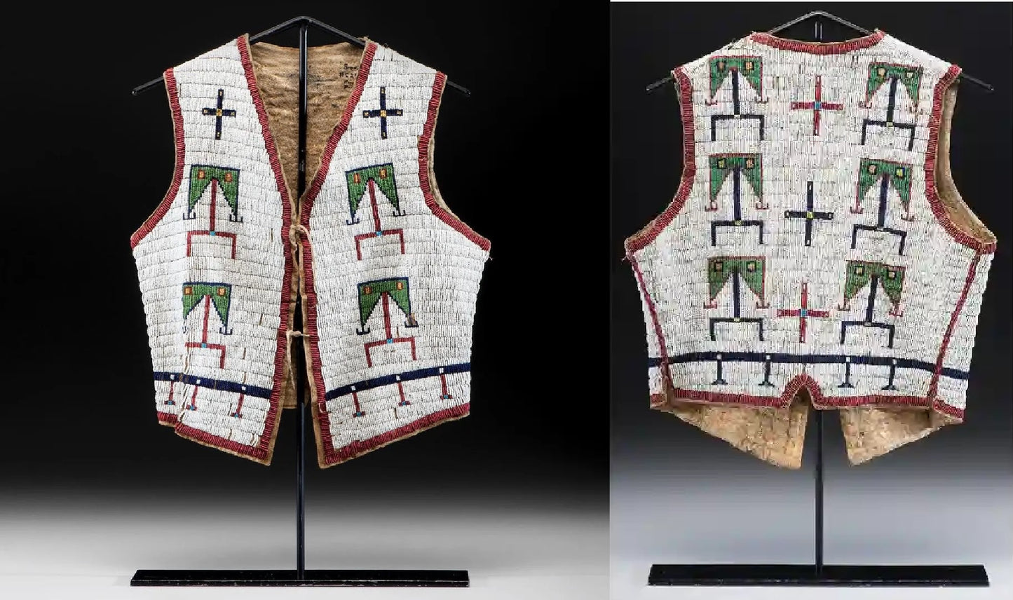 native American beaded vest