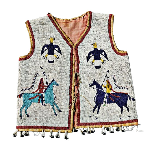 native American beaded vest
