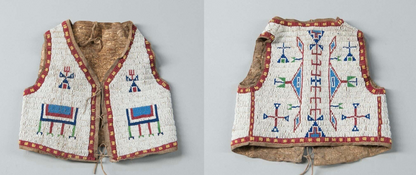 Native American Powwow Beaded Vest for Men NPV191