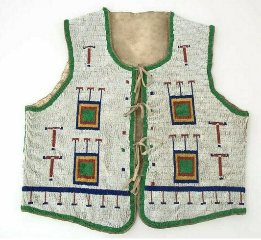 native American beaded vest