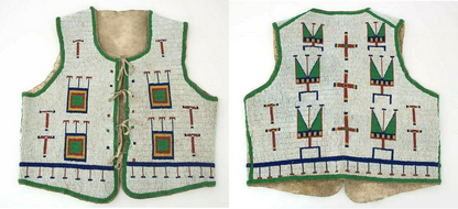 Native American Powwow Beaded Vest for Men NPV192