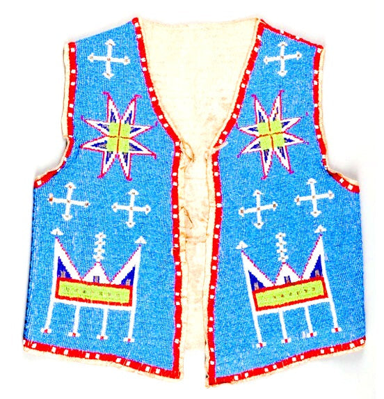 native American beaded vest