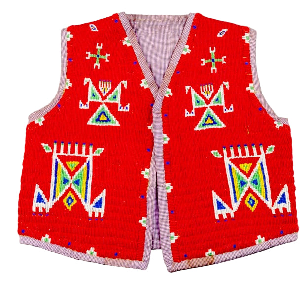 native American beaded vest