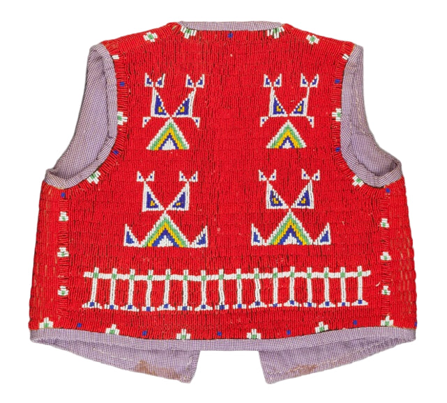 native American beaded vest