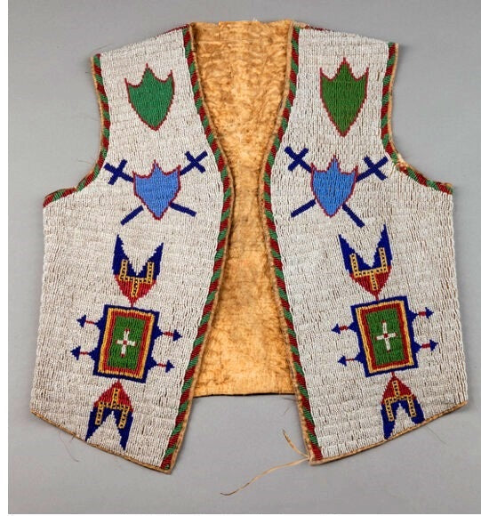 native American beaded vest