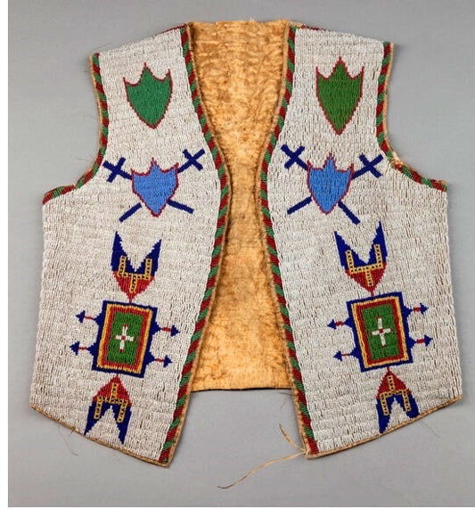 native American beaded vest